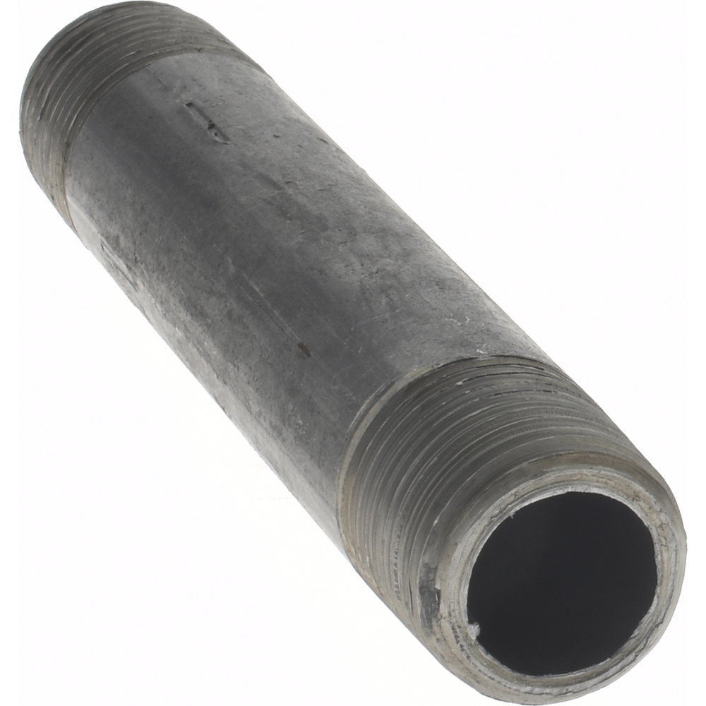 Anvil Black Pipe Nipple: 3/8" Dia x 3-1/2" Long, Schedule 80 - 0330510405