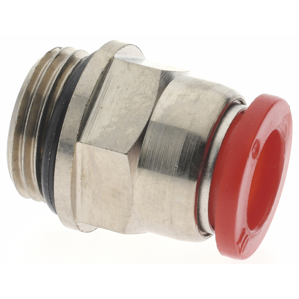 Norgren Push-to-Connect Tube x Male x Tube x Male BSPP Fitting: ISO G Connector, BSPP, 6.00 mm OD - C02250618