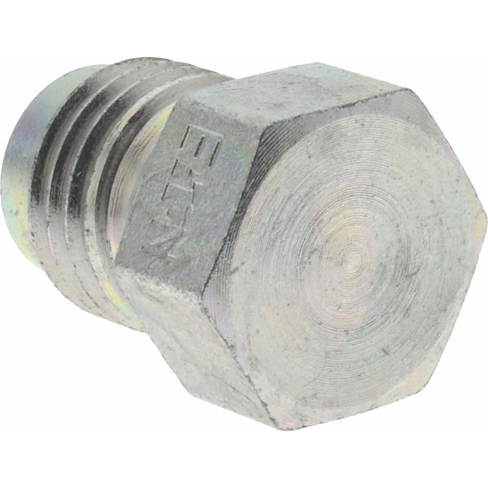 Eaton Steel Flared Tube Plug: 1/4" OD, 7/16-20 Thread, 37 deg Flared Angle - 900599-4S
