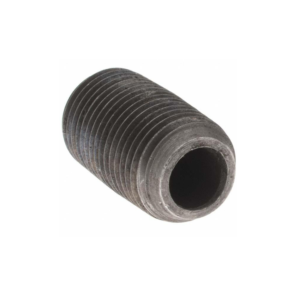 Value Collection Black Pipe Nipple: 1/8" Dia x 3/4" Long, Schedule 80 - BD-13610