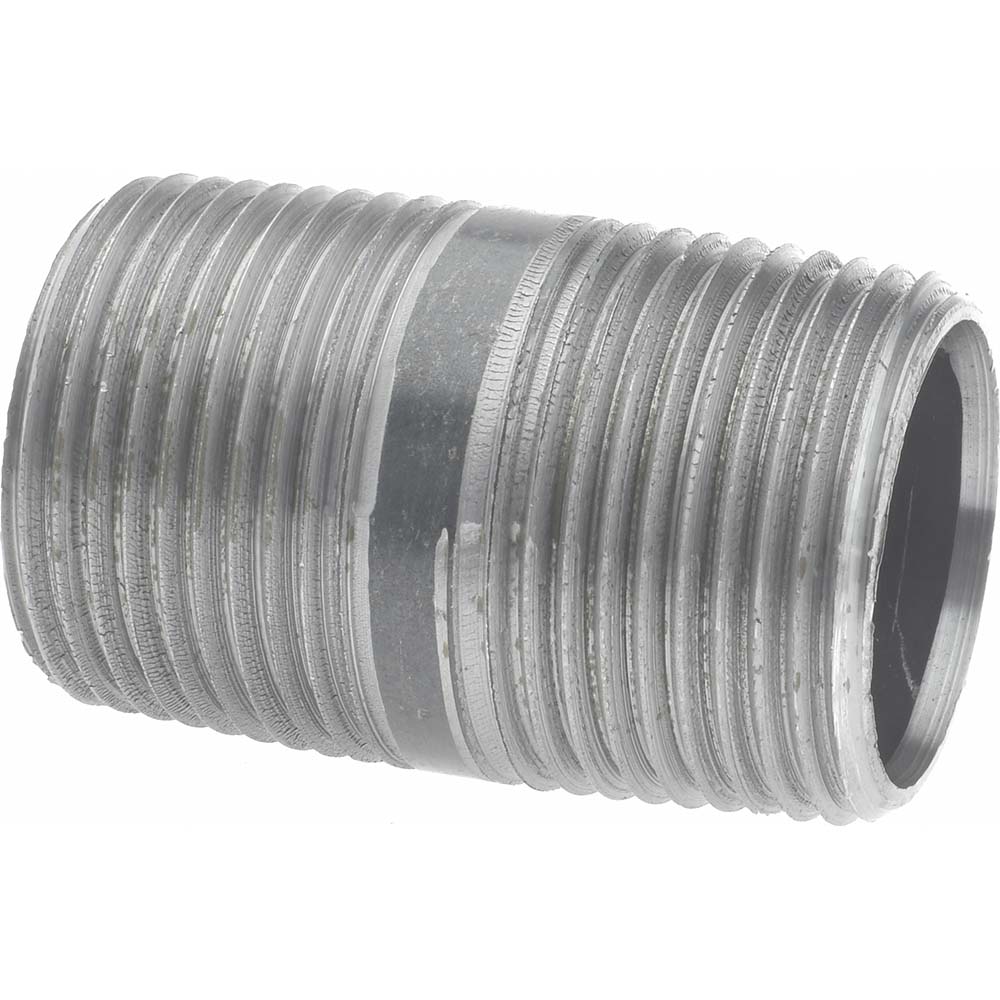 Value Collection Black Pipe Nipple: 1/8" Dia x 3/4" Long, Schedule 80 - BD-13610