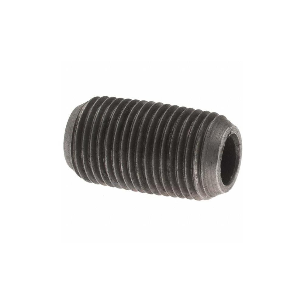 Value Collection Black Pipe Nipple: 1/8" Dia x 3/4" Long, Schedule 80 - BD-13610