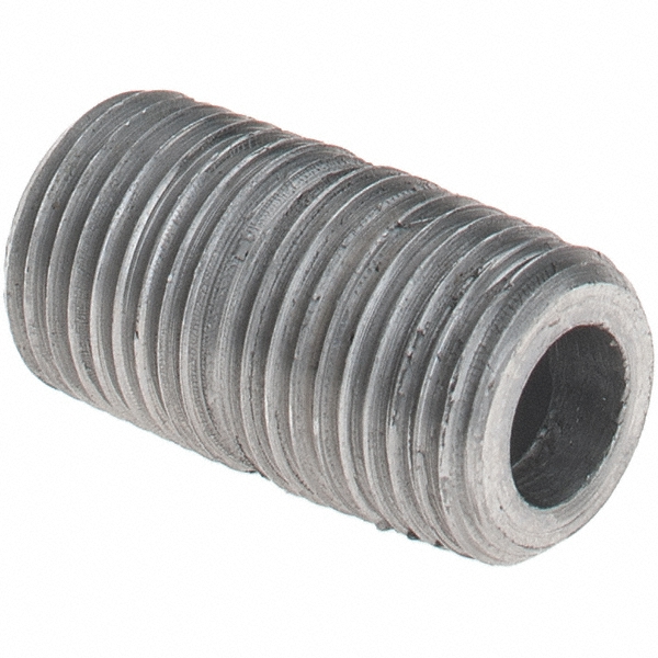 Value Collection Black Pipe Nipple: 1/8" Dia x 3/4" Long, Schedule 80 - BD-13610