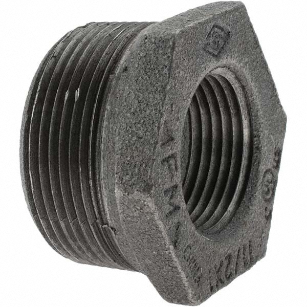 Value Collection Black Bushing: 1-1/2 x 1", Threaded - B-BUS1510