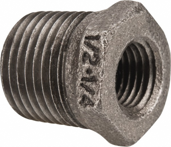 Value Collection Black Bushing: 1-1/2 x 1", Threaded - B-BUS1510
