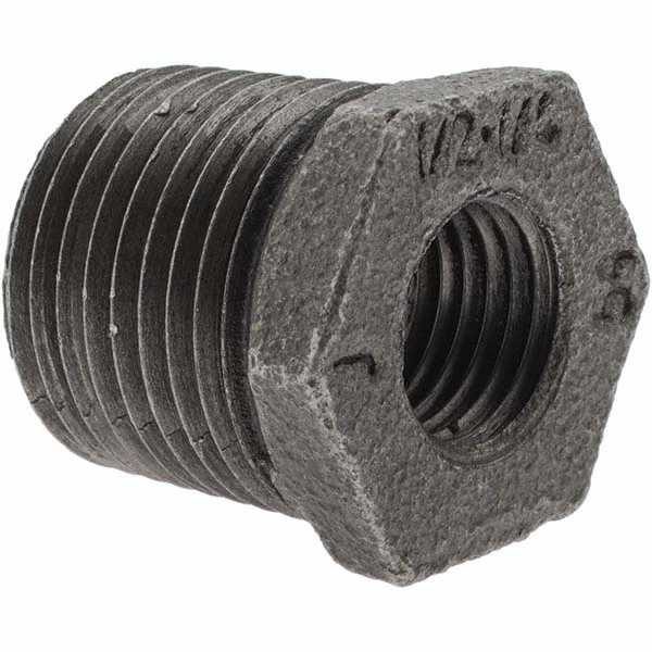 Value Collection Black Bushing: 1-1/2 x 1", Threaded - B-BUS1510