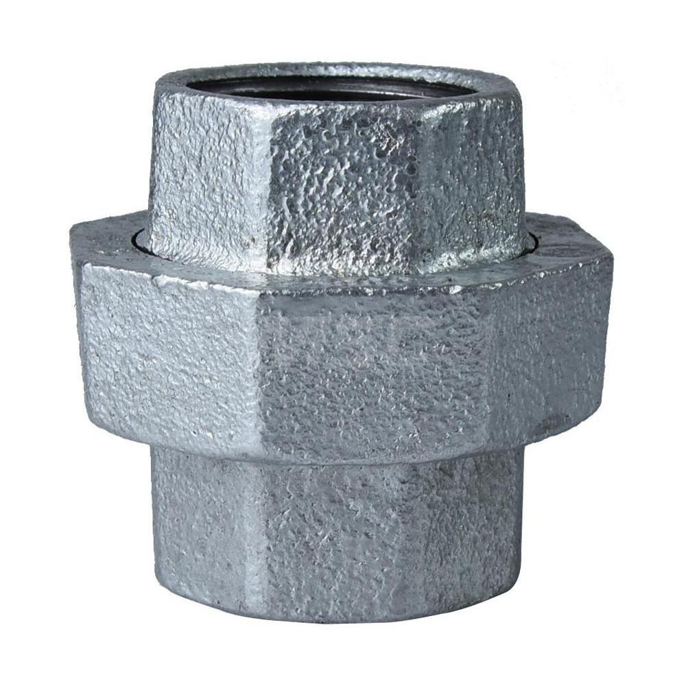 B&K Mueller Galvanized Pipe Nipple: 1-1/2", 3-1/2" Long, Schedule 40, Steel - 567-035HC