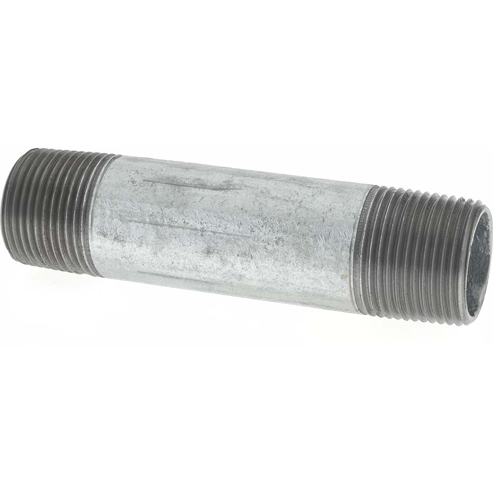 Value Collection Galvanized Pipe Nipple: 3/4", 2" Long, Schedule 40, Steel - NG05020