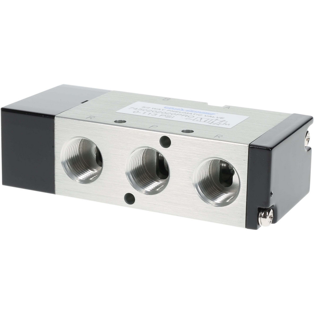 SMC PNEUMATICS Manifold: 3/8" Inlet, 1/4" Outlet, 2 Inlet Ports, 6 Outlet Ports - KM11-07-11-6