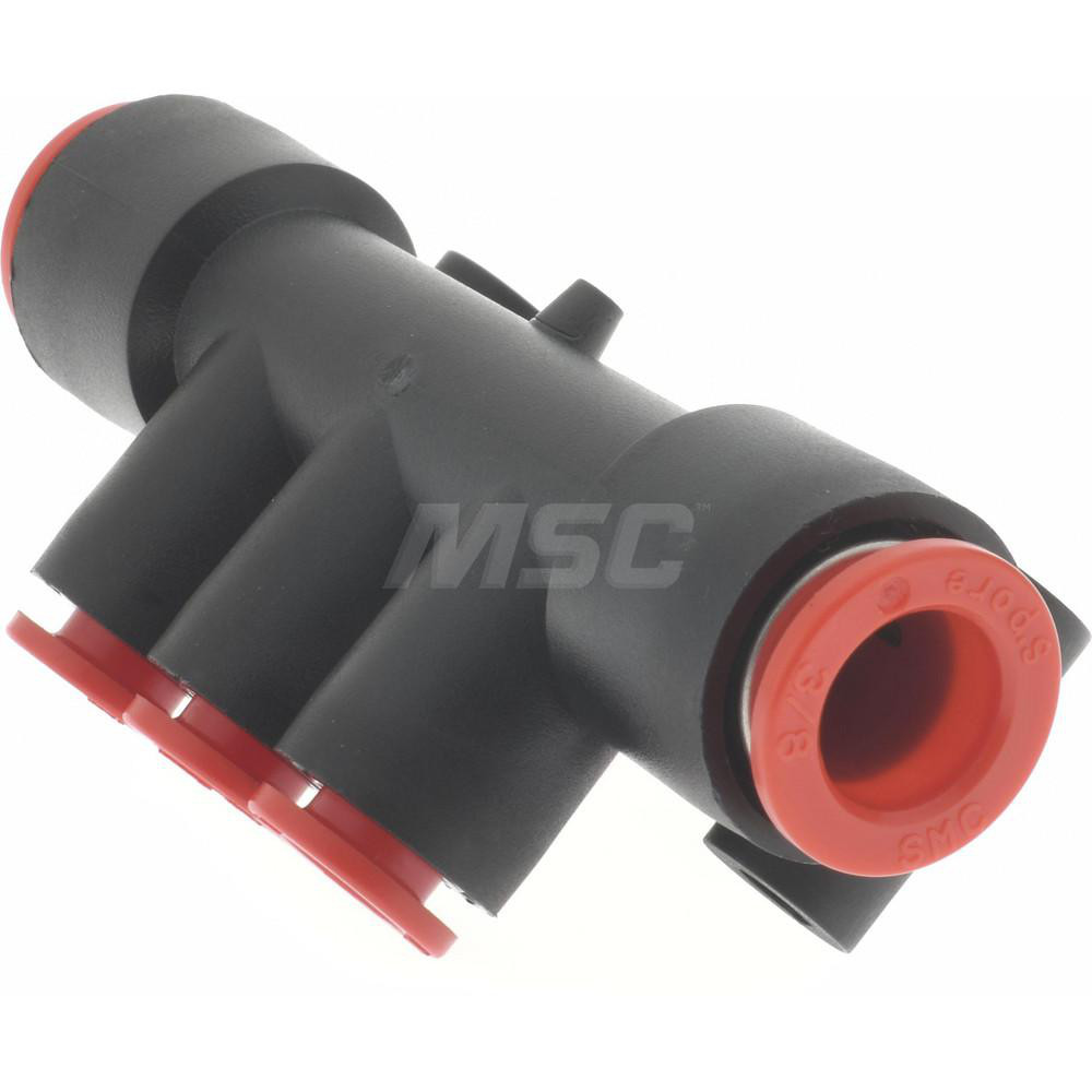 SMC PNEUMATICS Manifold: 3/8" Inlet, 1/4" Outlet, 2 Inlet Ports, 6 Outlet Ports - KM11-07-11-6