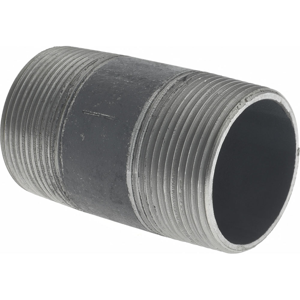 Value Collection Black Pipe Nipple: 1-1/2" Dia x 3" Long, Schedule 40 - NB08030