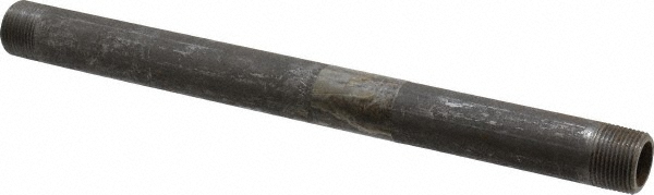 Value Collection Black Pipe Nipple: 3/4" Dia x 12" Long, Schedule 80 - XNB05120