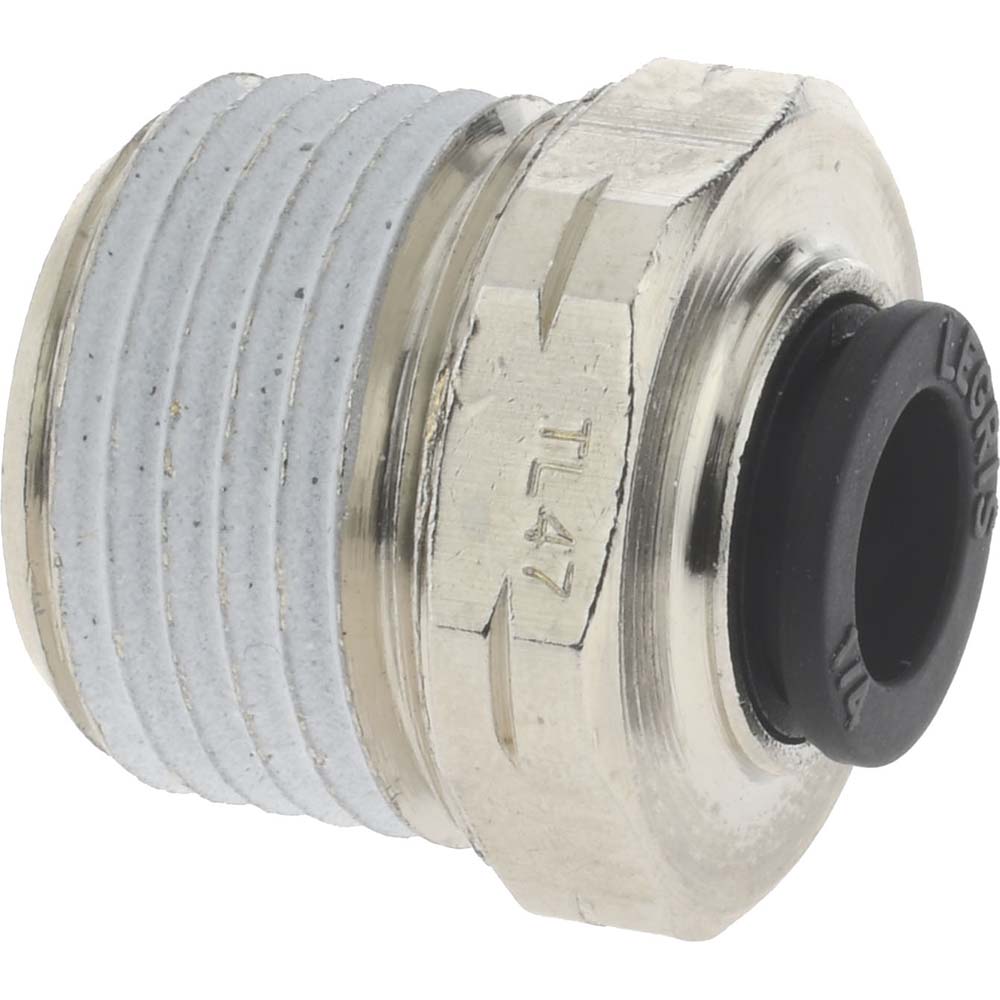 Legris Push-to-Connect Tube x MNPT Fitting: Connector, NPT, 5/32" OD - 3175 04 11