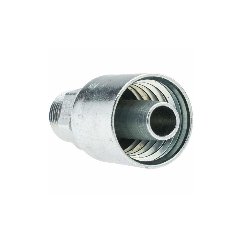 Parker Hydraulic Hose Male ORFS Swivel Fitting: 0.5" ID, 8 mm, 1/2" - KP46761