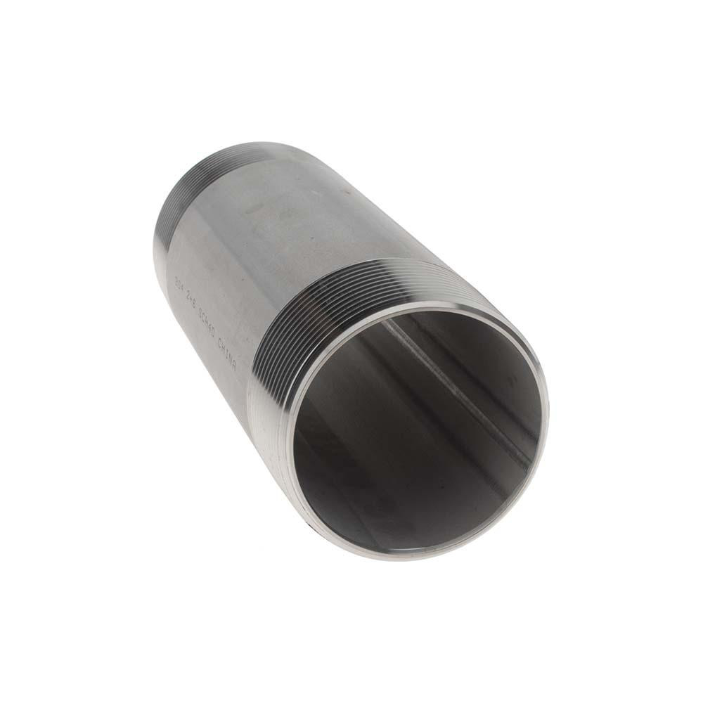 Value Collection Stainless Steel Pipe Nipple: 2" Pipe, Grade 304 & 304L - 4BN2*6