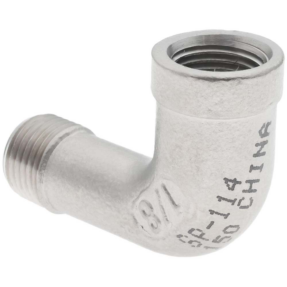 Value Collection Pipe 90 deg Street Elbow: 1/8", 316 Stainless Steel - 6SLB901/8