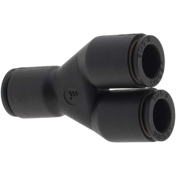 Legris Push-to-Connect Tube x Tube Fitting: Union Y - 3140 06 00