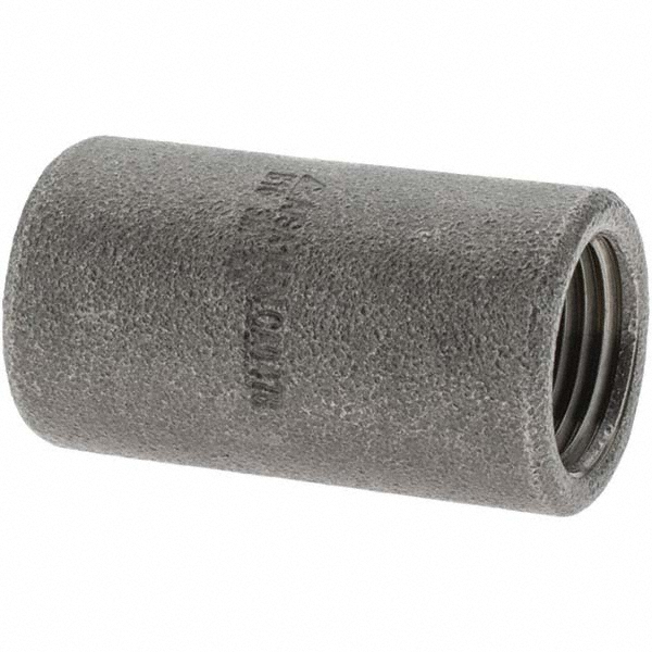 Value Collection Black Pipe Fittings: Coupling, 3/8", NPT, Forged Carbon Steel - -12129-2