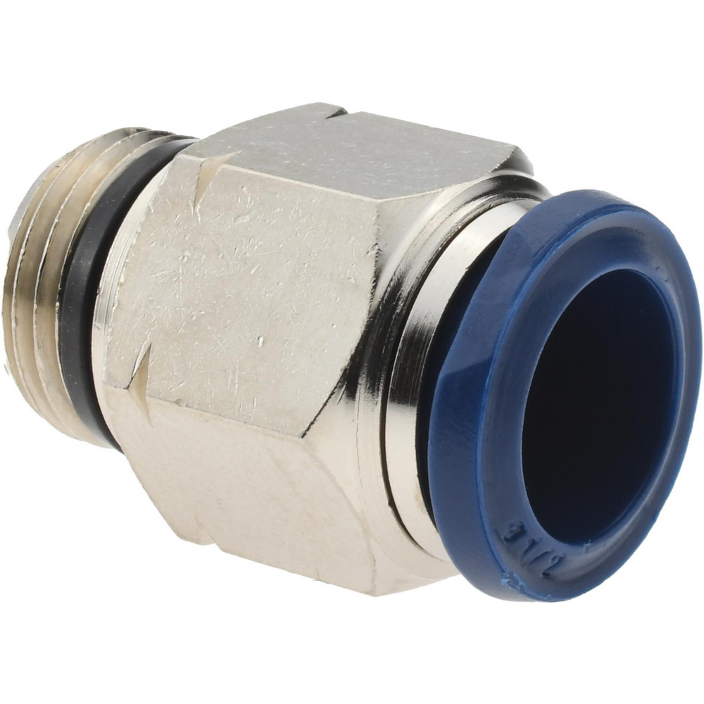 PRO-SOURCE Push-to-Connect Tube x Universal Thread Fitting: Swivel Branch Tee, 3/8 Thread, Universal, 1/2" OD - 2555712363PRO