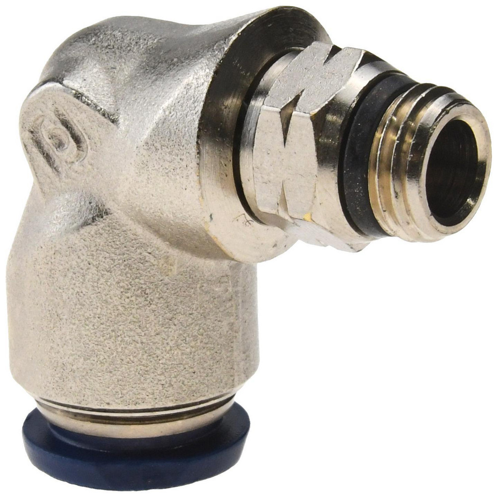 PRO-SOURCE Push-to-Connect Tube x Universal Thread Fitting: Swivel Branch Tee, 3/8 Thread, Universal, 1/2" OD - 2555712363PRO
