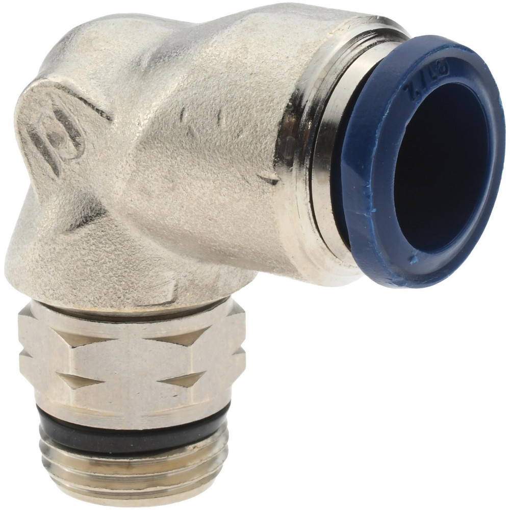 PRO-SOURCE Push-to-Connect Tube x Universal Thread Fitting: Swivel Branch Tee, 3/8 Thread, Universal, 1/2" OD - 2555712363PRO