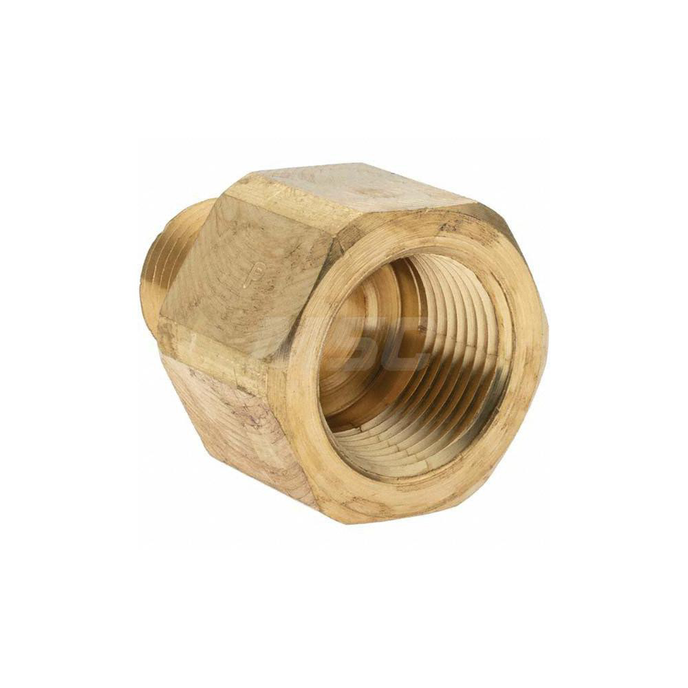 Parker Industrial Pipe Adapter: 3/4" Female Thread, 1/2" Male Thread, MNPTF x FNPTF - -10834-2