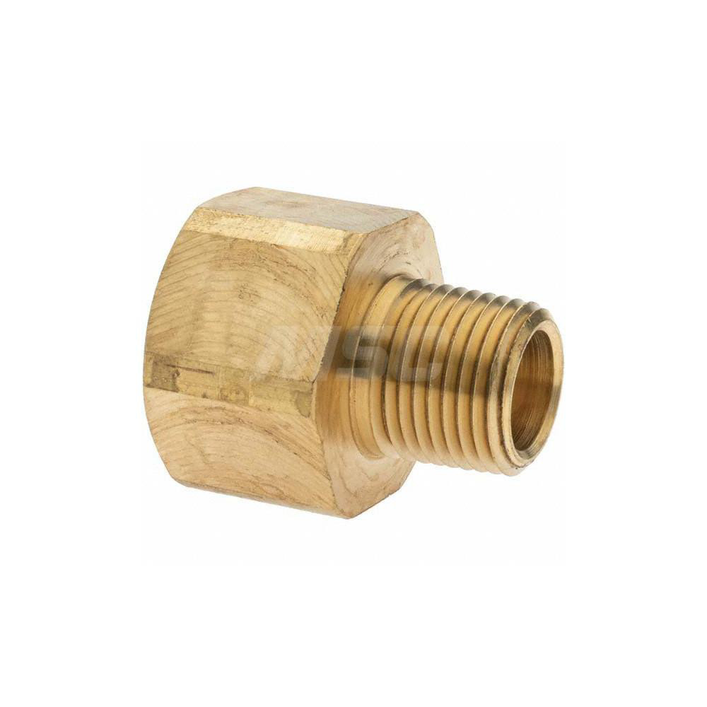 Parker Industrial Pipe Adapter: 3/4" Female Thread, 1/2" Male Thread, MNPTF x FNPTF - -10834-2