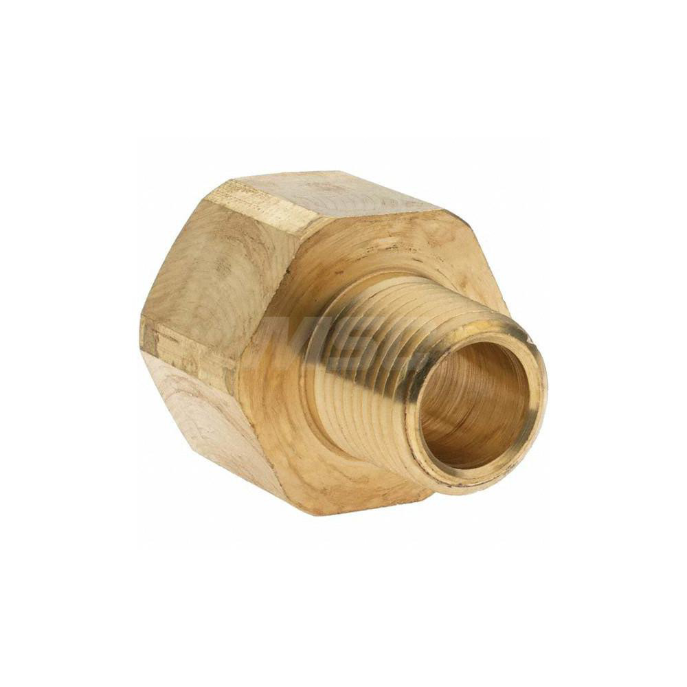 Parker Industrial Pipe Adapter: 3/4" Female Thread, 1/2" Male Thread, MNPTF x FNPTF - -10834-2
