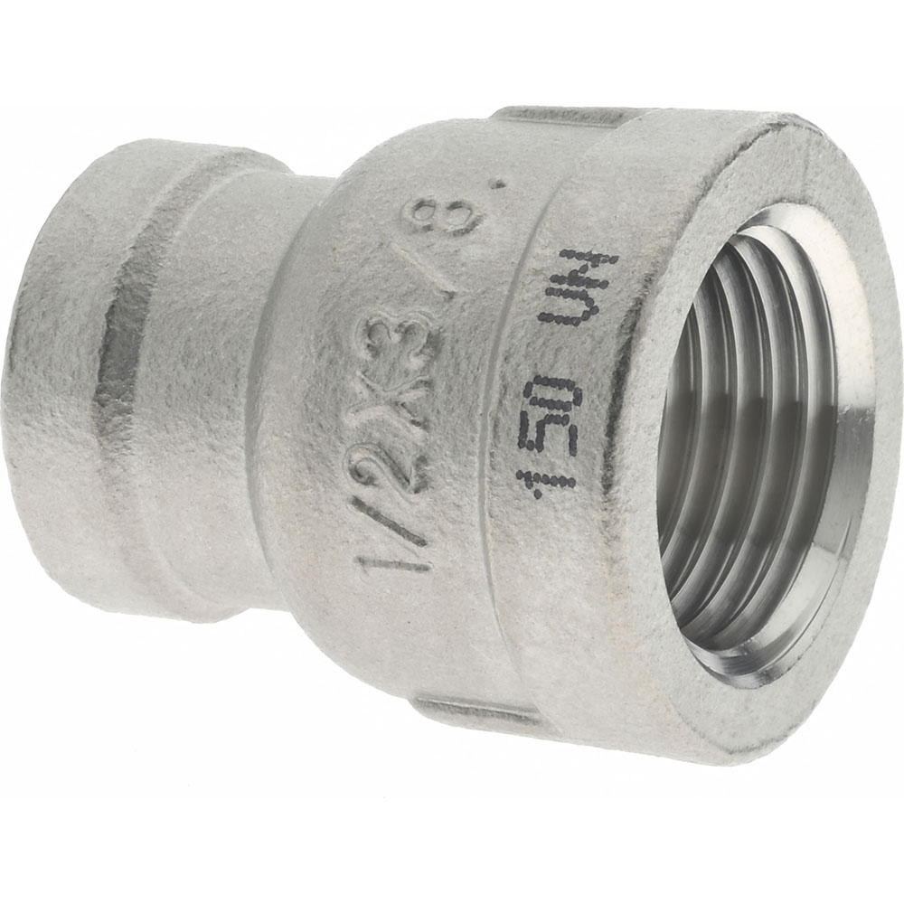 Merit Brass Pipe Reducer: 1/2 x 3/8", 304 Stainless Steel - K412-0806