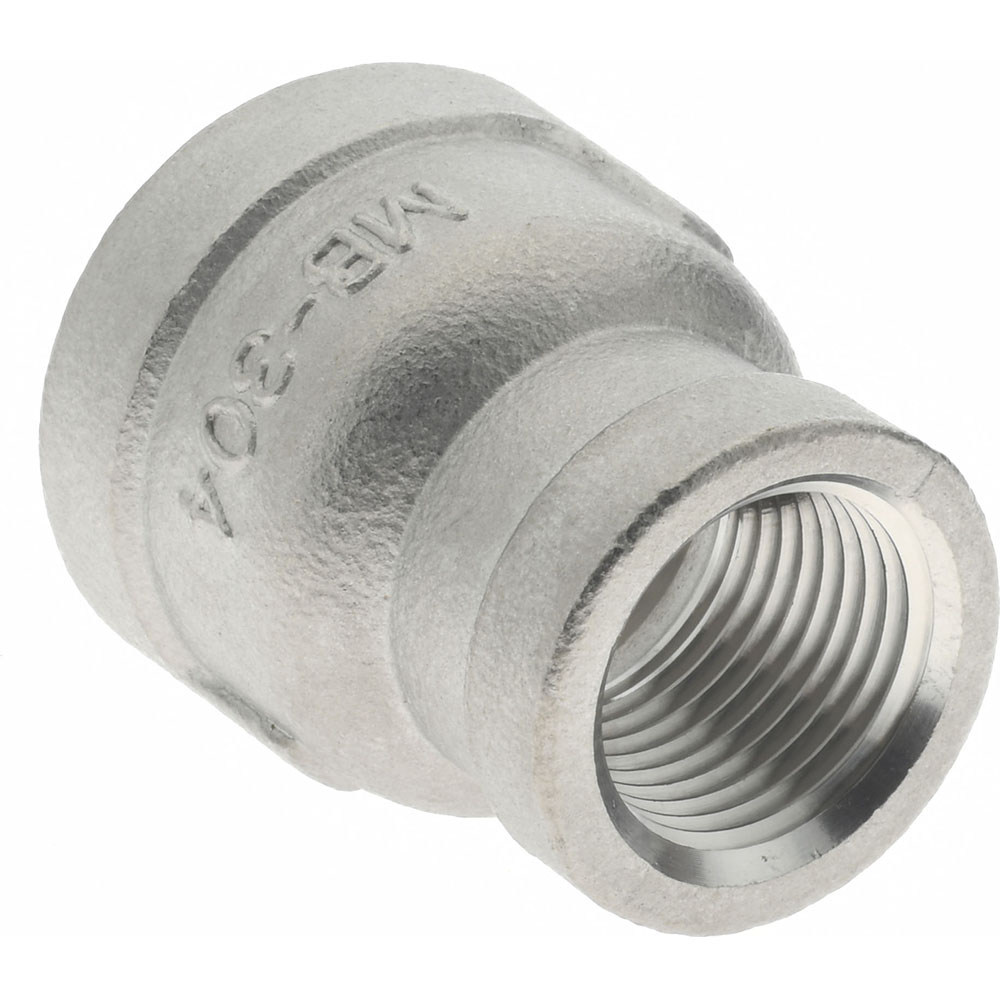 Merit Brass Pipe Reducer: 1/2 x 3/8", 304 Stainless Steel - K412-0806
