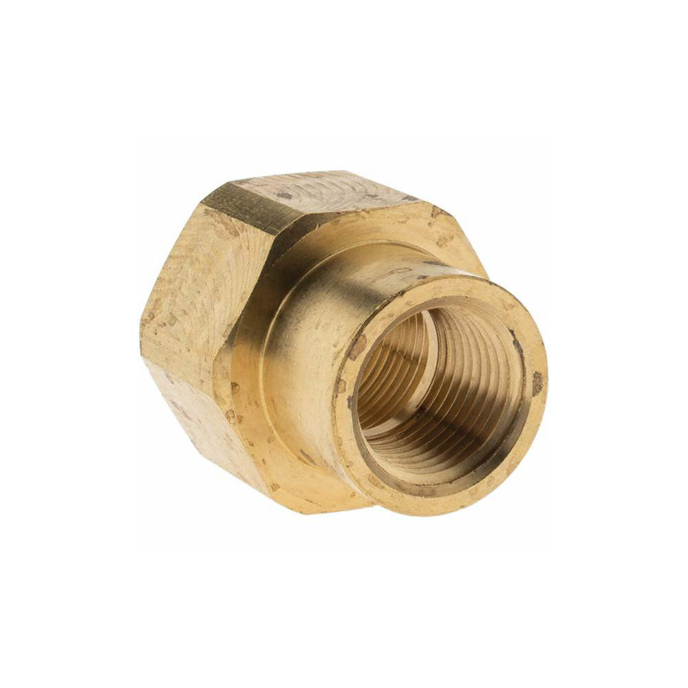 Parker Industrial Pipe Coupling: 3/4 x 1/2" Female Thread, FNPTF - KP9688
