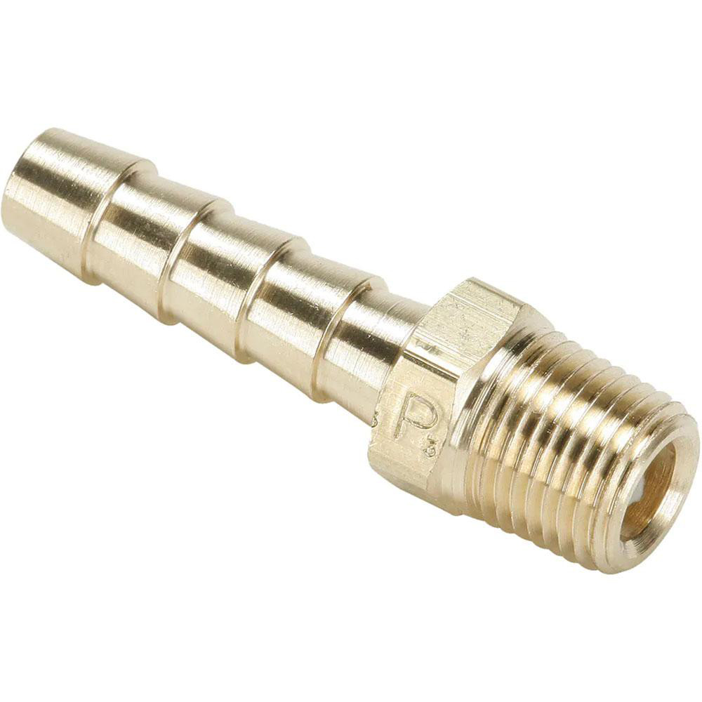Parker Barbed Hose Fitting: 1/2" x 1/2" ID Hose - 11327
