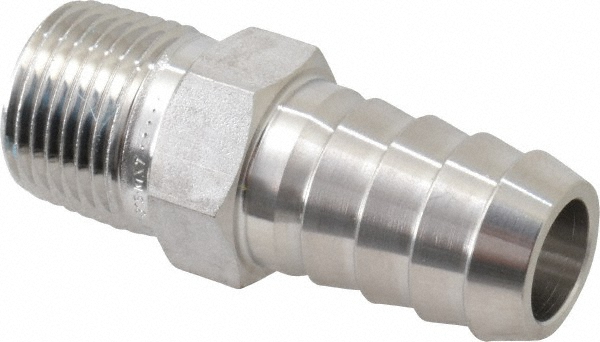 Ham-Let Pipe Hose Connector: 3/8", 316 Stainless Steel - 3001304