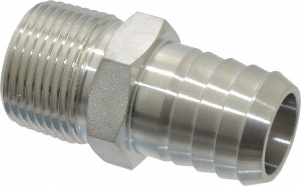 Ham-Let Pipe Hose Connector: 3/8", 316 Stainless Steel - 3001304