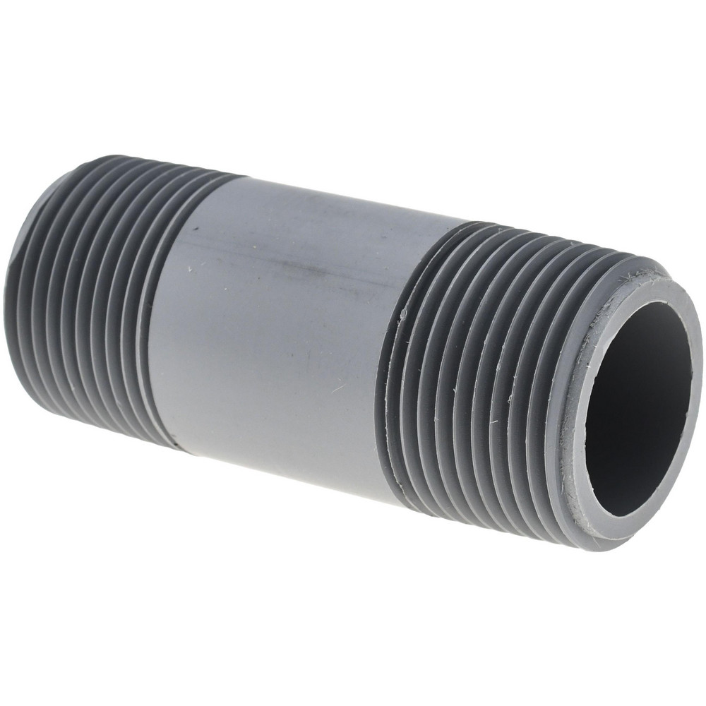 Value Collection Galvanized Pipe Nipple: 1-1/4", 3" Long, Schedule 40, Steel - MSCNG07030