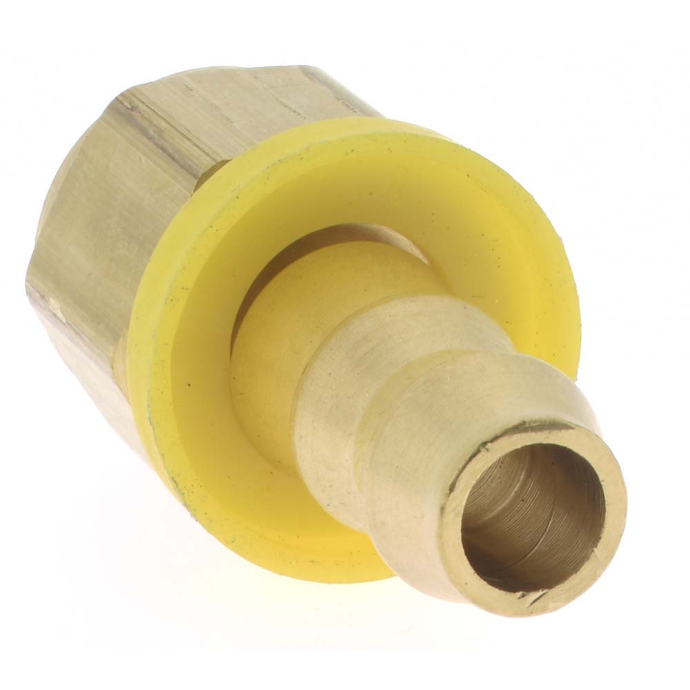 Dixon Valve & Coupling Barbed Push-On Hose Female Connector: 3/8" NPTF, Brass, 3/8" Barb - 2740606C