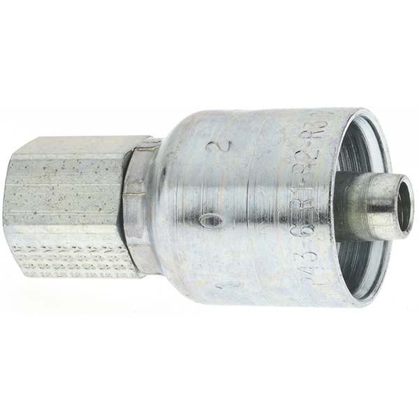 Parker Hydraulic Hose Female Pipe Rigid Fitting: 6 mm, 1/4-18 - KP46910
