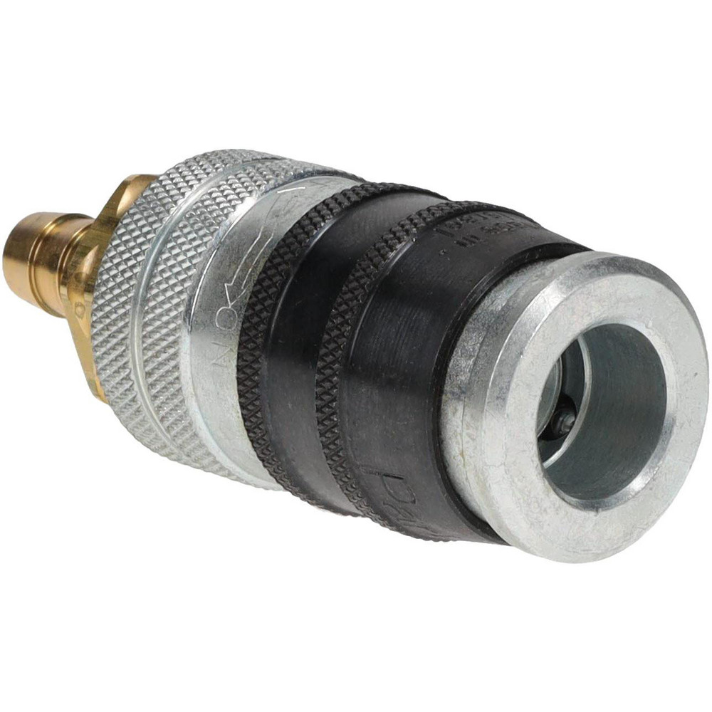 Parker Pneumatic Hose Coupling: 3/8" Body Dia, Industrial Interchange - EZ-371-6HB