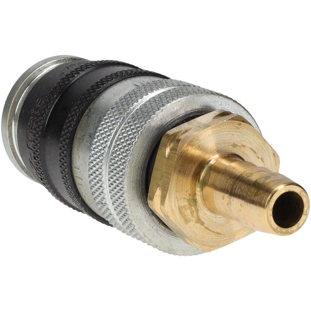 Parker Pneumatic Hose Coupling: 3/8" Body Dia, Industrial Interchange - EZ-371-6HB