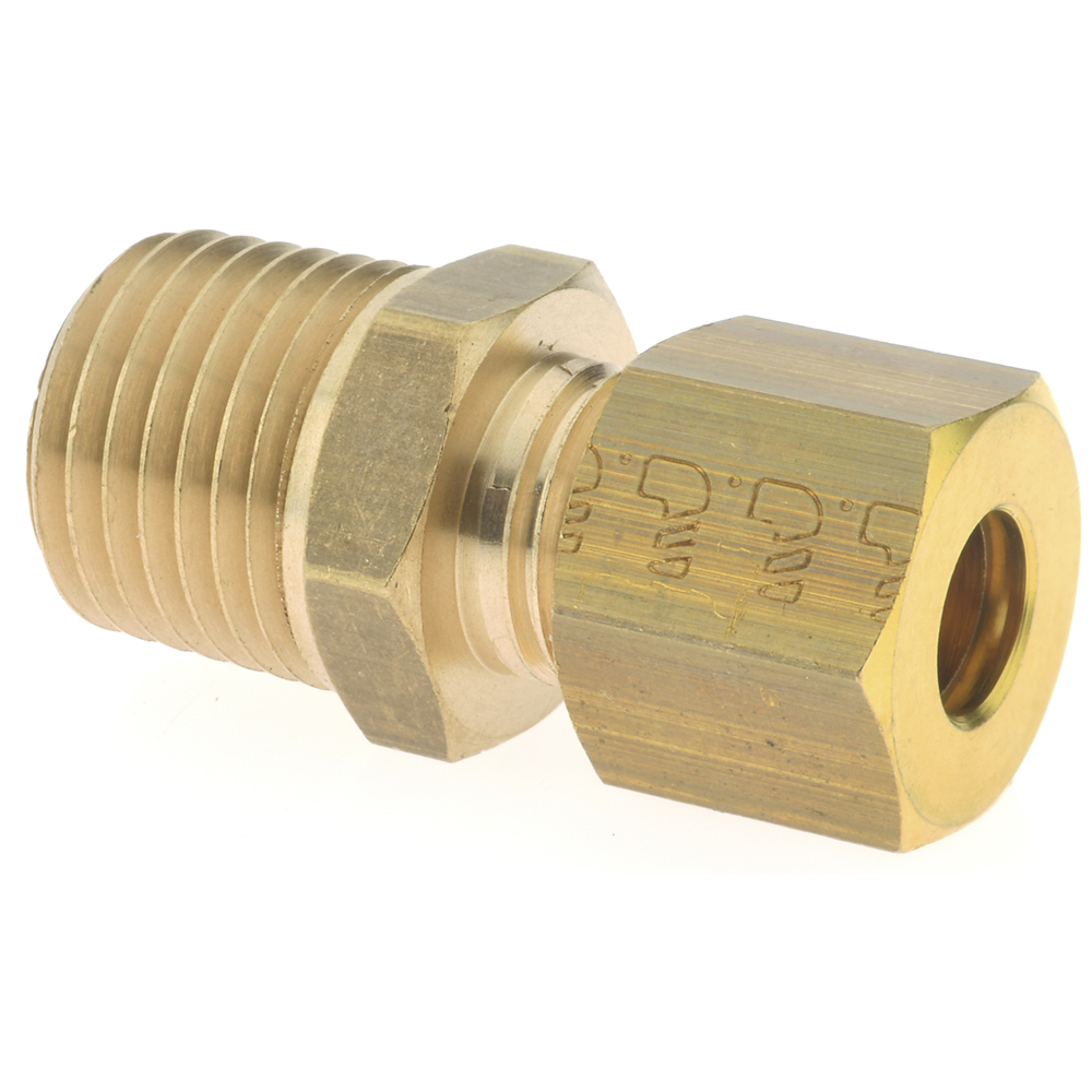 Legris Compression Tube Male Elbow: 6 mm Tube OD, Compression x MBSPT - 0109 06 10