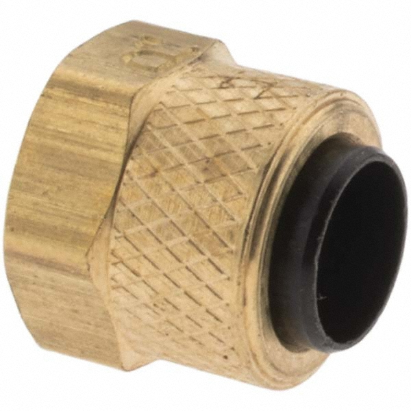 Parker Compression Tube Nut and Sleeve Assembly: 1/4" Tube OD, Compression - 61CA-4