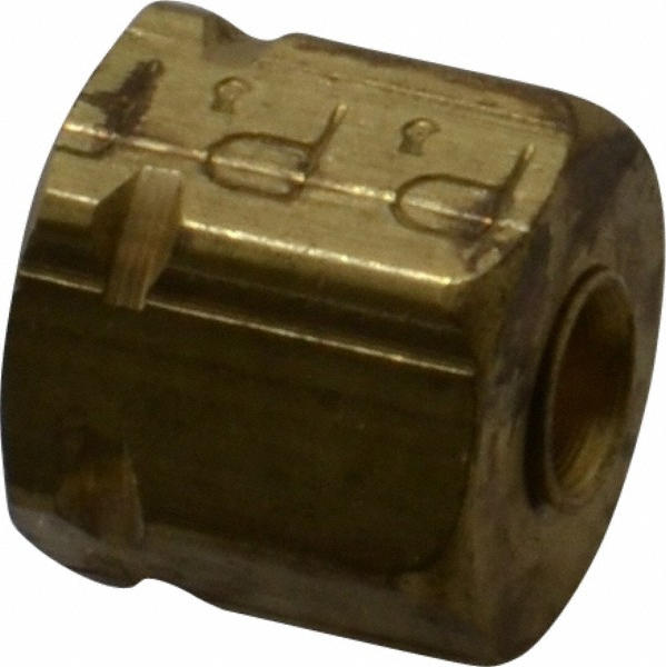 Parker Compression Tube Nut and Sleeve Assembly: 1/4" Tube OD, Compression - 61CA-4