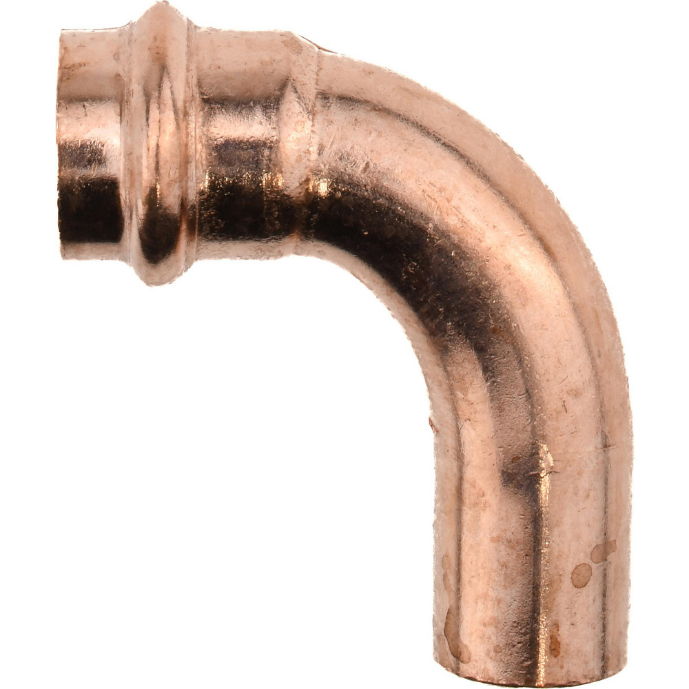 NIBCO Wrot Copper Pipe 90 ° Elbow: 3/4" Fitting, FTG x P, Press Fitting, Lead Free - 9059150PC