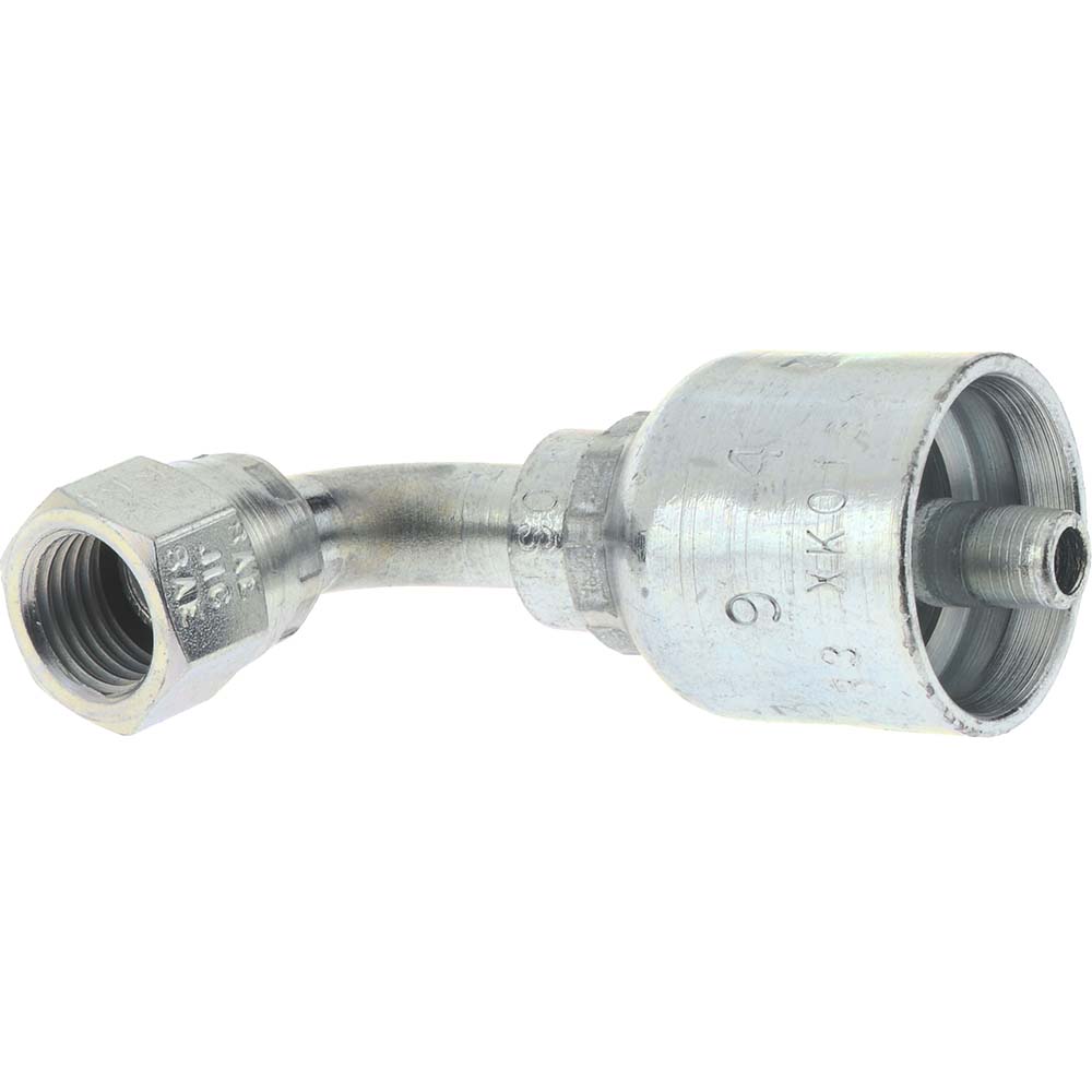 Eaton Steel Flared Tube 90 Deg Male Elbow: 1/2" OD, 37 deg Flared Angle - 2024-8-8S