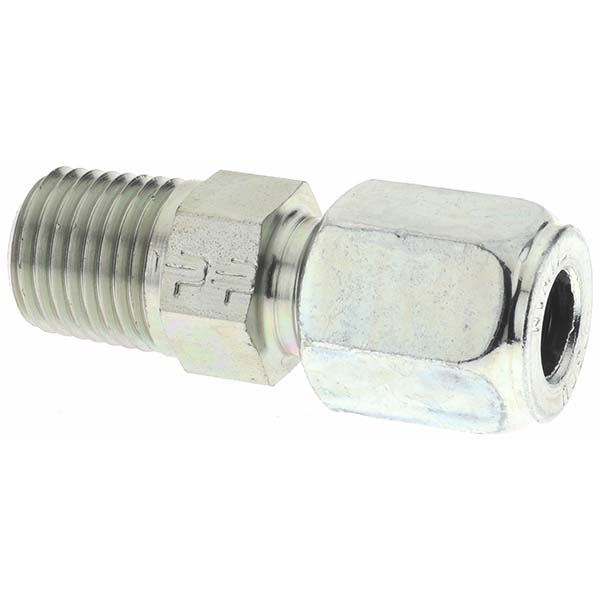 Parker Flareless Bite-Type Tube Ferrule: 3/8" Tube OD, Steel - 6 TU-S