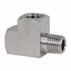 Value Collection Brass Pipe Street Tee: 1/2" Fitting, FNPT x MNPT - PC127NB-8