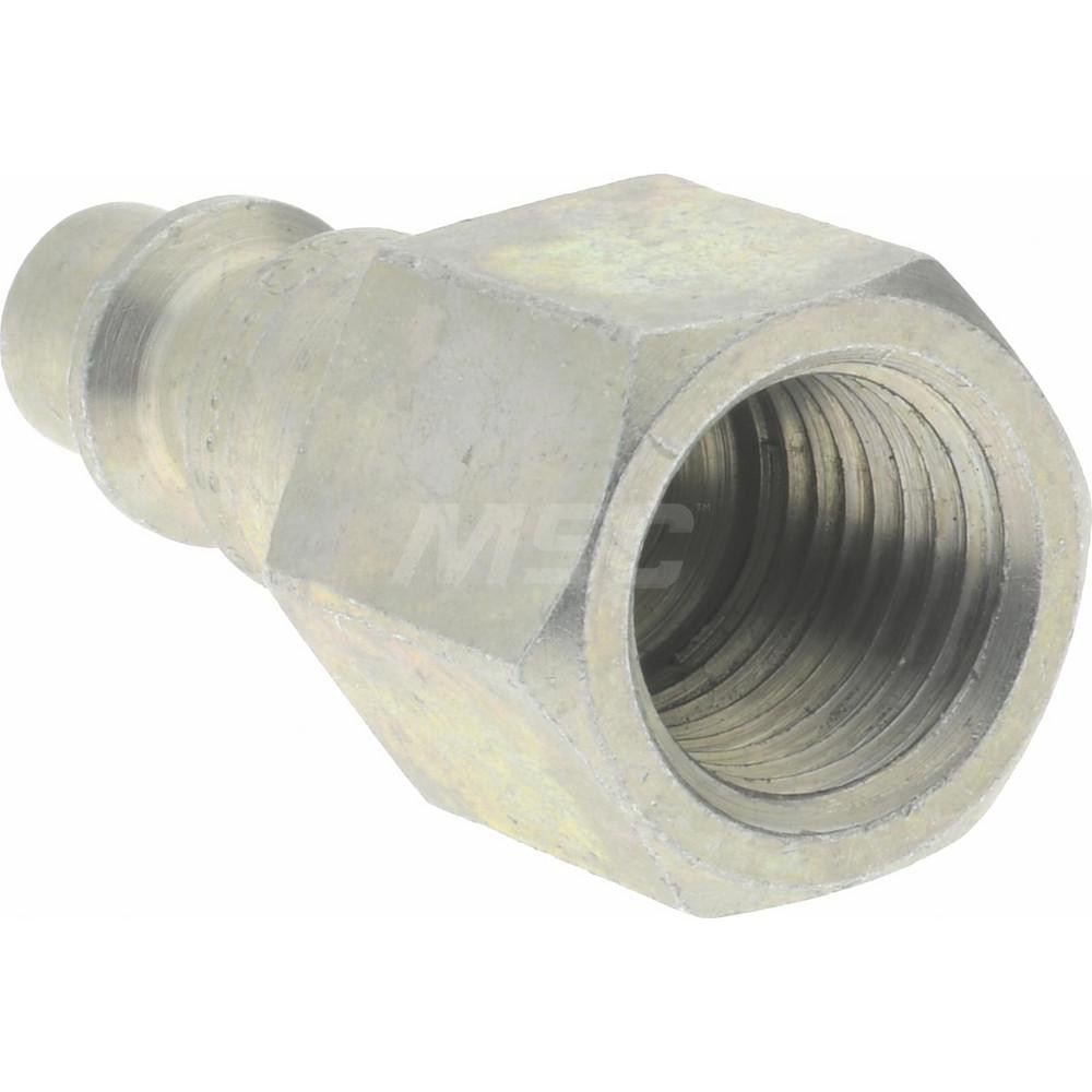 CEJN Pneumatic Hose Coupling: 1/4" Thread, 1/4" Body Dia, Industrial Interchange - 10 310 5402