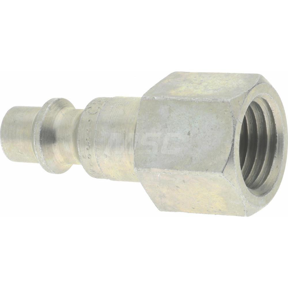 CEJN Pneumatic Hose Coupling: 1/4" Thread, 1/4" Body Dia, Industrial Interchange - 10 310 5402