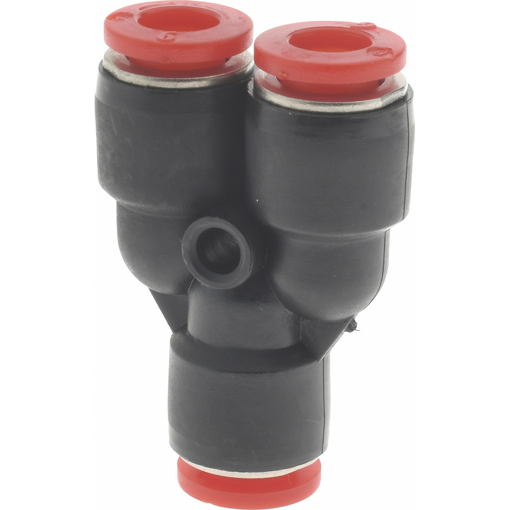 Norgren Push-to-Connect Tube x Tube Fitting: Union Y, 4.00 mm OD - C00820400
