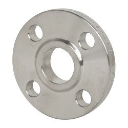 Merit Brass 1" Pipe, 4-1/4" OD, Stainless Steel, Threaded Pipe Flange - A635-16
